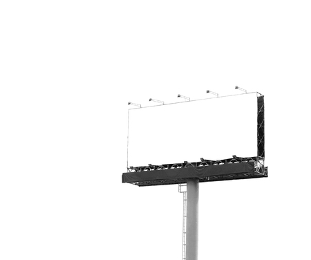 Blank billboardの写真素材