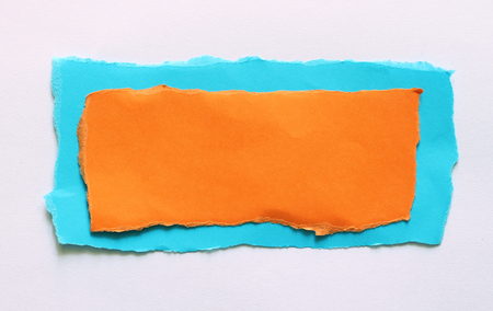 torn paper isolatedの写真素材