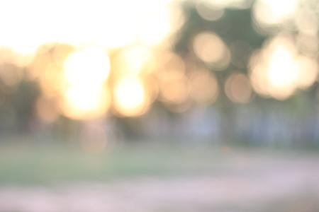 blurred of sunset bokeh backgroundの写真素材