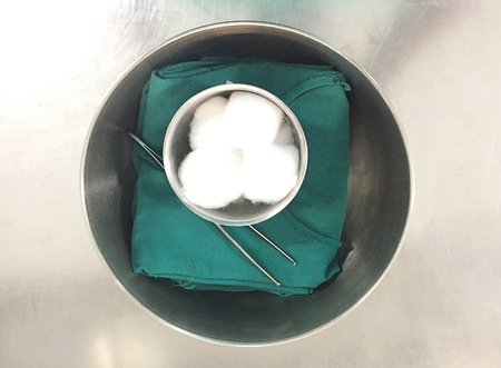 Close up of medical instruments