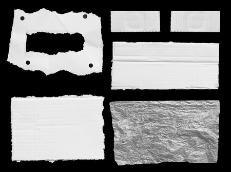 torn paper texture background, copy space.の写真素材