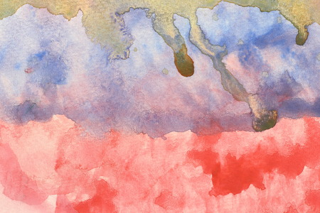 Abstract watercolor hand paint texture, isolated on white backgroundの写真素材