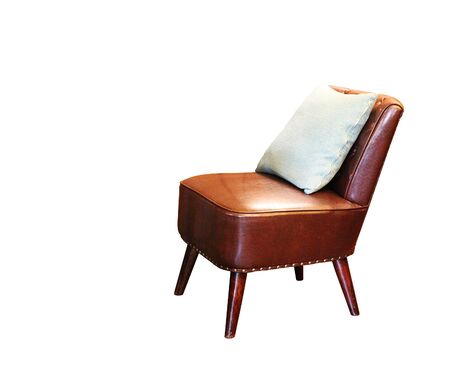 Chair with pillowsの写真素材