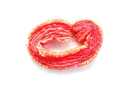 cookie on whiteの写真素材