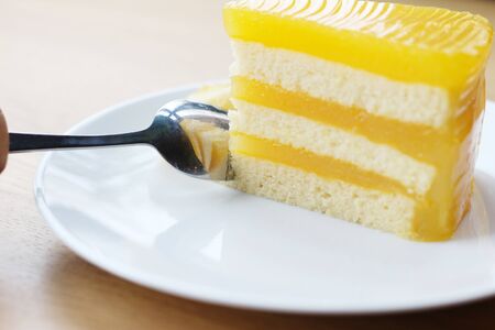 Orange cakeの写真素材