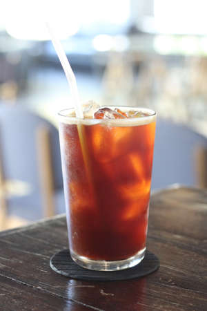 iced black coffeeの写真素材