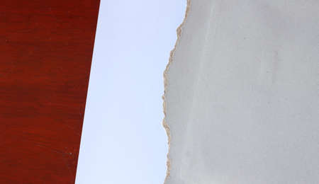 pieces of torn paper texture background and have copy space for design in your work.
