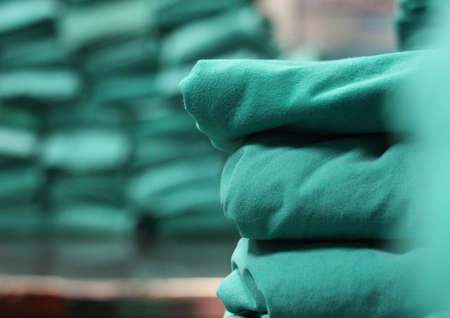 wrap of green fabric cloth used for surgery