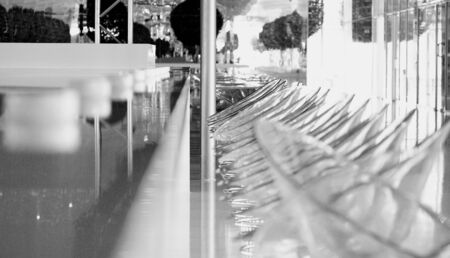 Beautifully placed glassesの写真素材