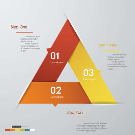 Design clean number banners template/graphic or website layout. Vector.のイラスト素材