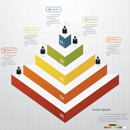 Design clean number banners template/graphic or website layout. Vector.のイラスト素材
