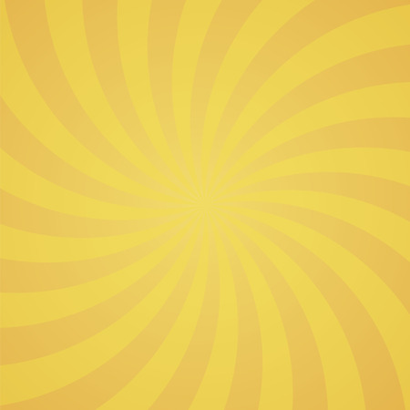 orange color circle swirl burst background. Vector illustrationのイラスト素材