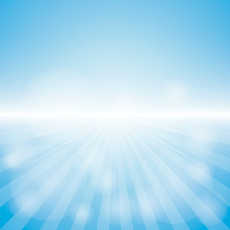 Empty Blue Color Background With Sunburst at the lower side. for sample text and editable background.のイラスト素材