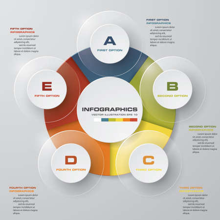 Design clean number banners templategraphic or website layout. Vector.