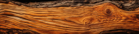 Close Up Peach Textured Wood Background Panoramic Bannerの素材