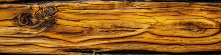 Close Up Mustard Textured Wood Background Panoramic Bannerの素材