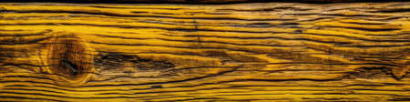 Close Up Yellow Textured Wood Background Panoramic Bannerの素材