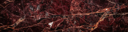 Maroon Marble Stone Texture Panoramic Bannerの素材