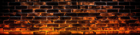 Fire Beautiful Brick Wall Texture Backgroundの素材
