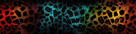 Luminescence Animal Print Texture Backgroundの素材