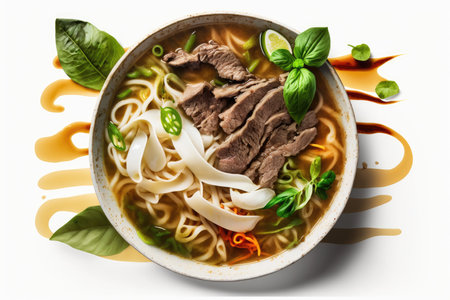 Pho On A White Backgroundの素材