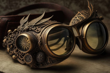 Steampunk Glasses Art Futuristic Designの素材