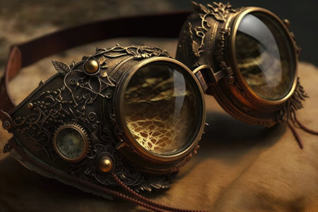 Steampunk Glasses Art Futuristic Designの素材