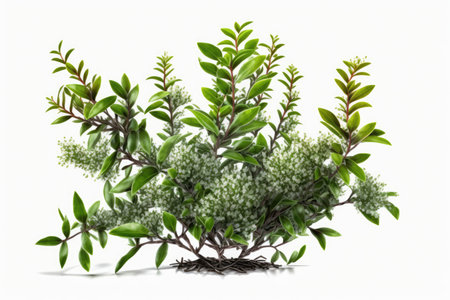 Privet Bush On White Backgroundの素材