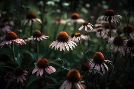 Wildflowers Coneflowers Background Flowers Plantの素材