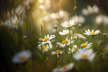 Wildflowers Daisies Background Flowers Plantの素材