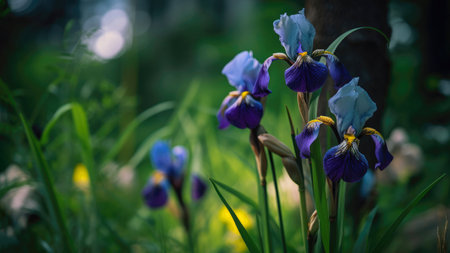 Wildflowers Iris Background Flowers Plantの素材