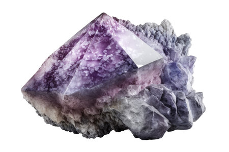 Lepidolite Stone On Isolated Transparent Background, Pngの素材