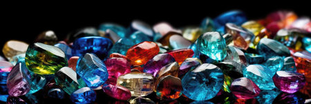 An Image Of A Glittering, Multicolored Gemstone Backgroundの素材