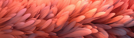 Very Detailed Feathers Pastel Orange Pink Tonesの素材