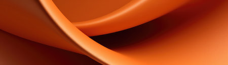 Texture Orange Paper Smooth Curves Minimal Style Super Detail Panoramic Bannerの素材
