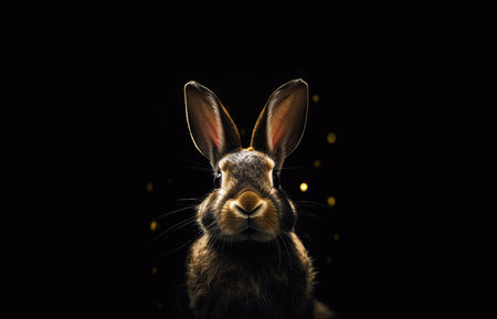 Portrait Of Rabbit Animal Minimalist Eternal Melancholyの素材