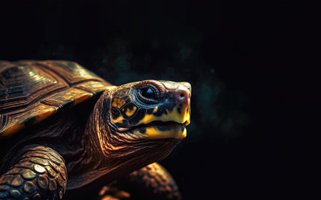 Portrait Of Turtle Animal Minimalist Eternal Melancholyの素材