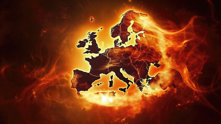 Europe's Economic Eurozone Crisis Burnsの素材