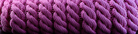 Knitted Fabric Texture With Raised Stitchesの素材