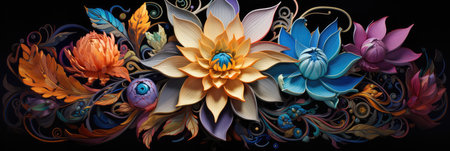 Mesmerizing Kaleidoscope Of Intricate Shapes.の素材