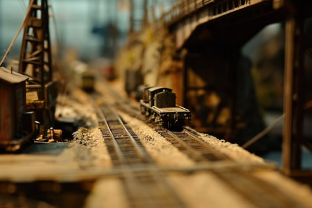 A Train On A Track.の素材