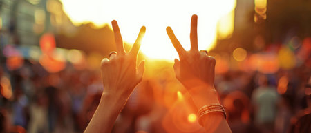 Call For Nonviolence To Address Conflicts And Foster A Harmonious Society. Concept Peaceful Resolution, Conflict Transformation, Building Bridges, Promoting Harmony, Nonviolent Communication.の素材