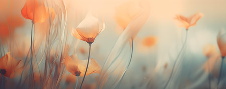 Natureinspired abstract backdrop featuring organic elements in harmonious composition. Concept Nature-Inspired Abstract Backdrop, Organic Elements, Harmonious Compositionの素材