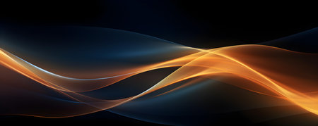 Optical Data Concept Power: Abstract Glowing Lines on Dark Background. Concept Concept Design, Optical Data, Abstract Art, Glowing Lines, Dark Backgroundの素材
