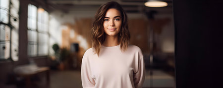 Confidently showcasing professional posing skills: A model's talent. Concept Modeling, Professional Posing, Confidence, Talent, Photoshootの素材