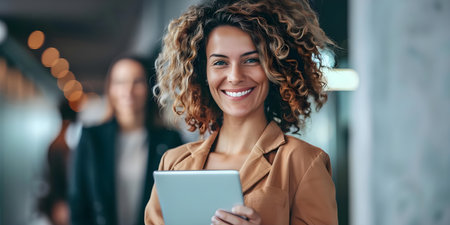 Agents and clients using technology to access real estate property information. Concept Remote property viewing, Virtual property tours, Real estate apps, Online property listingsの素材