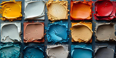 Skilled hands bring canvases to life as diverse artists delve into abstract forms and classical techniques. Concept Artistic Expression, Diverse Artists, Abstract Forms, Classical Techniquesの素材