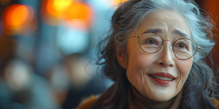 Volunteers uplift senior residents in a retirement home lounge with engaging activities and meaningful conversations. Concept Senior Care, Volunteerism, Engaging Activities, Meaningful Conversationsの素材