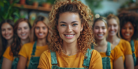 A diverse group of professionals collaborating and sharing ideas for success in a business setting. Concept Teamwork, Collaboration, Business Success, Diversity, Professional Developmentの素材