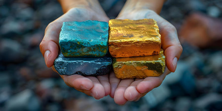 Navigating the demand for rare earths in a shifting climate: Challenges and opportunities for sustainable resource management. Concept Rare Earths, Sustainable Resource Management, Shifting Climateの素材